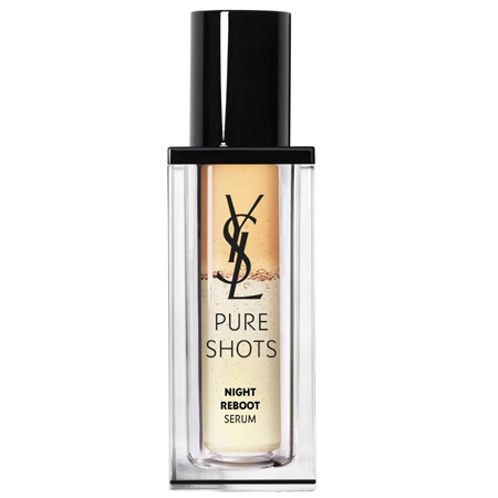 Yves Saint Laurent Pure Shots Night Reboot Serum 30 ml เซรั่มโรเซ่ เซรั่มน้ำตาลมูนไลต์ต้นกระบองเพชร ฟื้นบำรุงให้ผิวเรียบเนียนอิ่มฟู ลดเลือนสัญญาณความอ่อนล้าของผิว